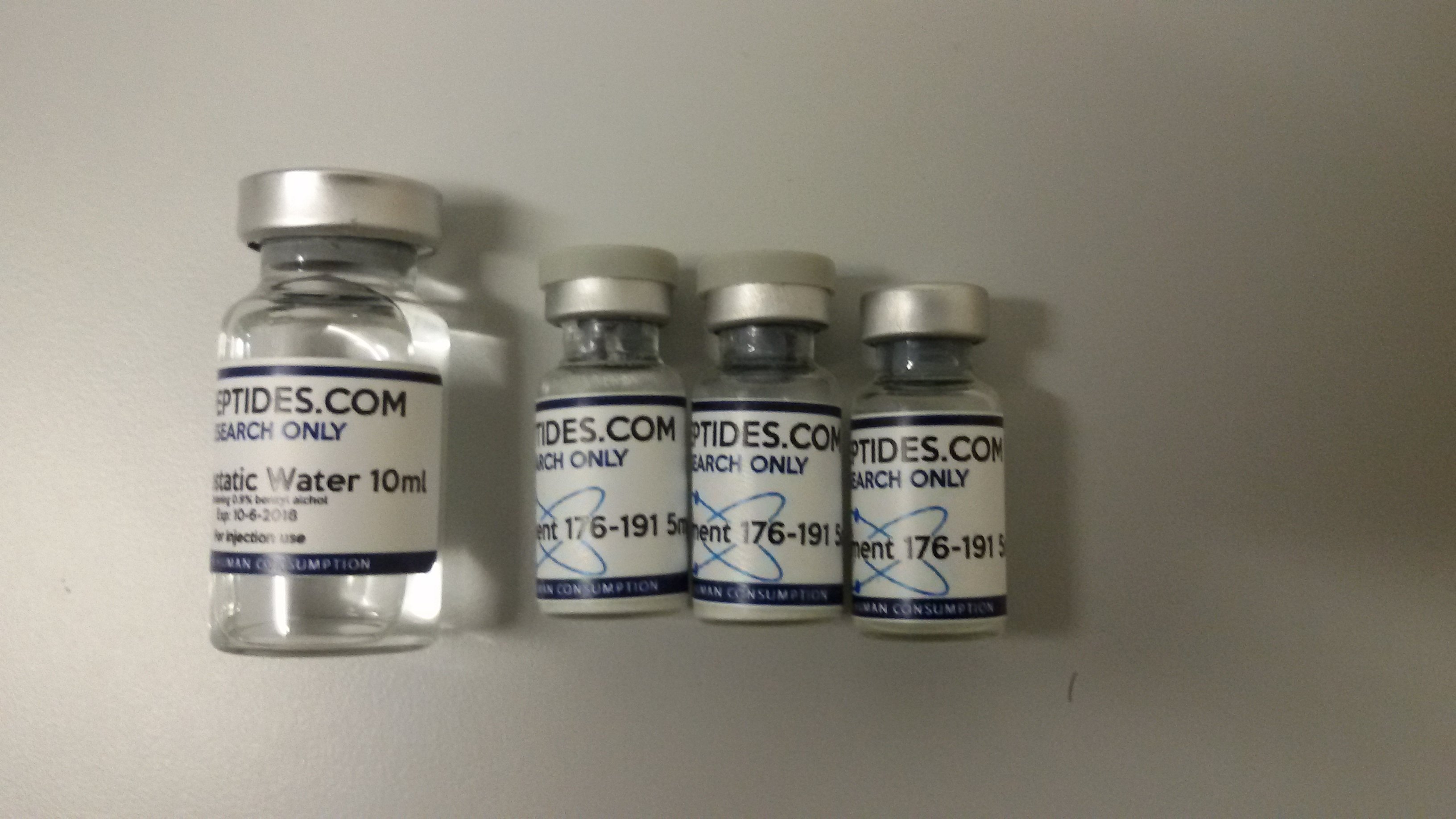 Picture: my first order from UK-PEPTIDES